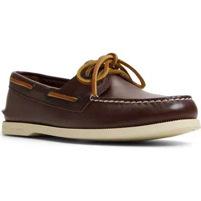 Sperry Top-sider Authentic Original Leather Mens Boat Shoes Colour: Brown, Size: 9.5
