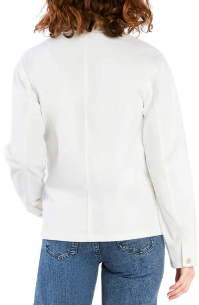 Wash Lab Denim Denim Rider Jacket In White