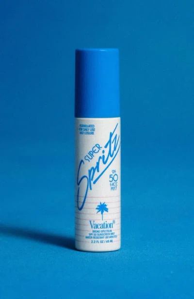Vacation Super Spritz Broad Spectrum Spf 50 Sunscreen Face Mist In No Color