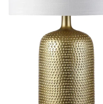 Jonathan Y Sophia 30" Resin Led Table Lamp In Gold