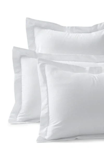 Lands' End 400 Thread Count Premium Supima Cotton No Iron Sateen Pillow Sham In White