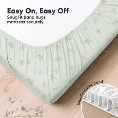 Keababies 2-pack Aereo Fitted Crib Sheets In Elly