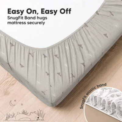 Keababies 2-pack Aereo Fitted Crib Sheets In Savannah