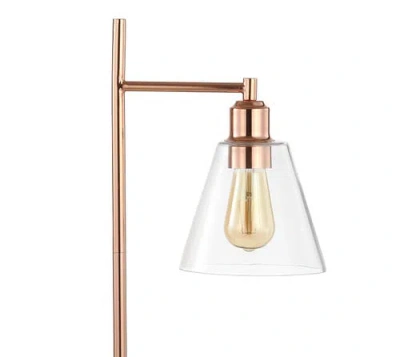 Jonathan Y Lorena 22.25in Modern Glam Led Table Lamp In Copper
