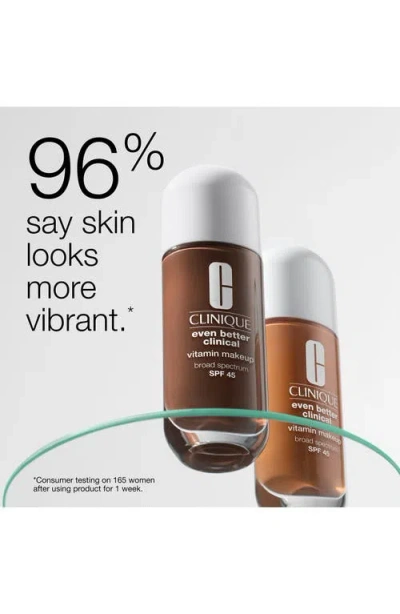 Clinique Even Better Clinical Vitamin Makeup Foundation Spf 45 In Transparent