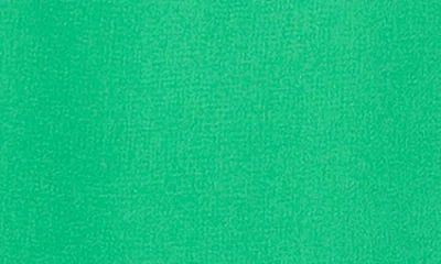 Cece Flutter Sleeve Georgette Top In Medium Green