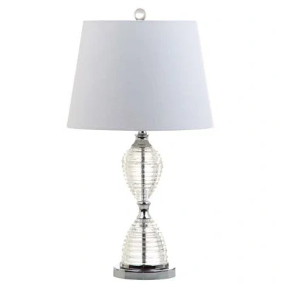 Jonathan Y Aubrey 24" Crystal Led Table Lamp, Clear In Clear