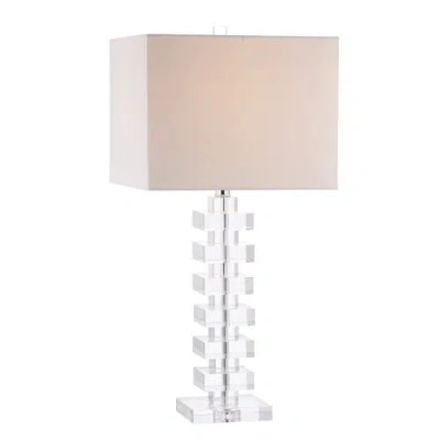 Jonathan Y June 28in Crystal Led Table Lamp In Clear
