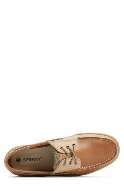 Sperry Men's Billfish 3-eye Boat Shoe In Light Brown