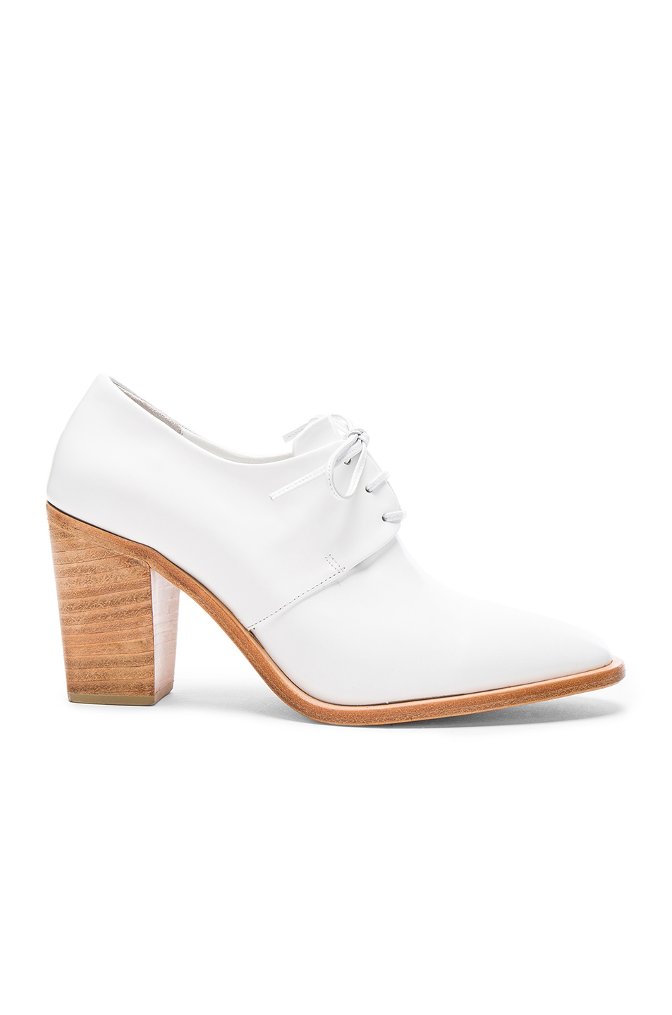white heeled loafers