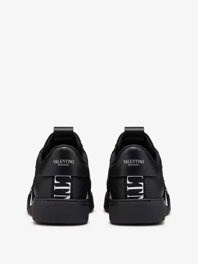 Valentino Garavani Vltn Ribbon Sneakers In Black