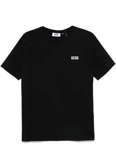 Gcds Low Band Logo T-shirt In Nero