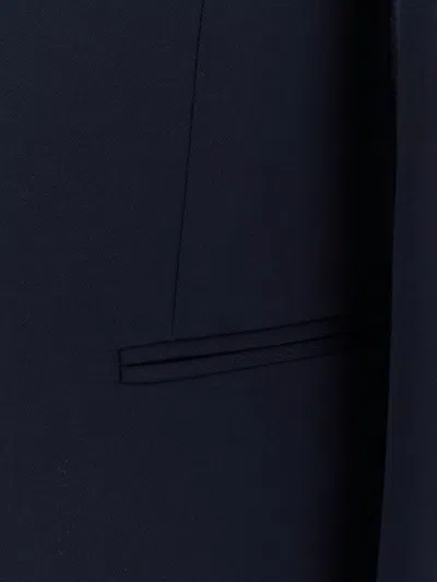 Alexander Mcqueen Alexander Mc Queen Double Breasted Coat Navy In Blue