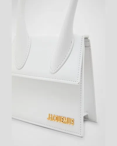 Jacquemus Women's Le Chiquito Moyen Leather Bag In White