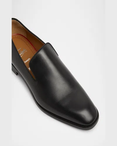Christian Louboutin Danny Flex Loafers In Black Leather