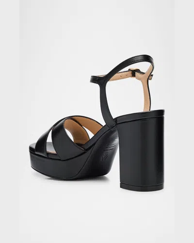 Stuart Weitzman Dayna Platform 80 Sandals In Black
