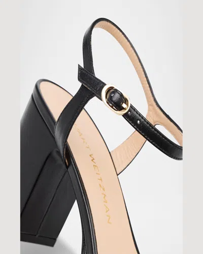 Stuart Weitzman Dayna Platform 80 Sandals In Black