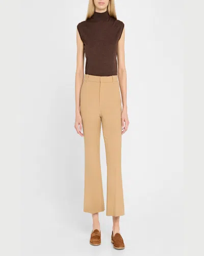 Stuart Weitzman Lottie Suede Penny Loafers In Doe