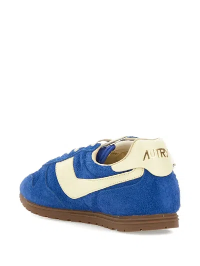 Autry Electric Blue Windspin Sneaker In Blue