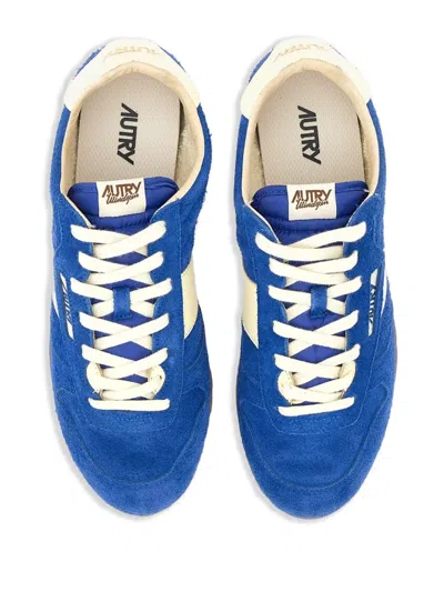Autry Electric Blue Windspin Sneaker In Blue