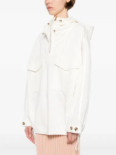 Zimmermann Hooded Pullover In Neutral