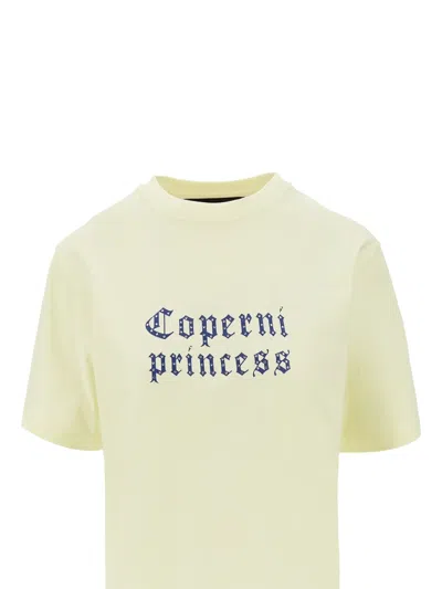 Coperni Princess T-shirt In 黄色