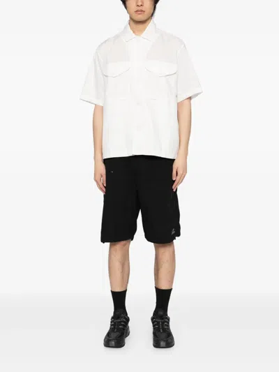 C.p. Company Ripstop Shorts In Black