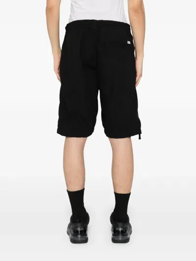 C.p. Company Ripstop Shorts In Black