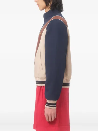 Valentino Jersey Felpa Vlogo Signature Cpu Grandala In Neutrals