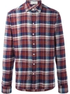 FAITH CONNEXION PLAID BUTTON DOWN SHIRT,M1803T0000911659073