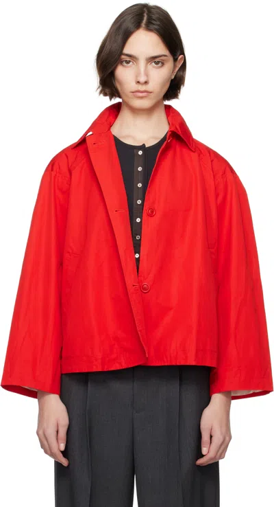 Casey Casey Red Drays Jacket In Flame