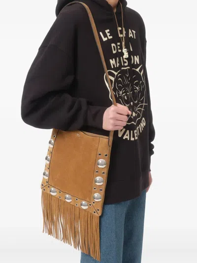 Valentino Jersey Felpa Le Chat De La Maison In Black