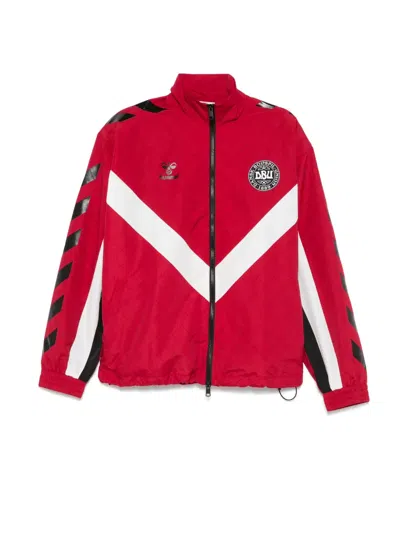 Rotate Birger Christensen Logo-print Jacket In Red