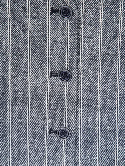 细条纹西式马甲