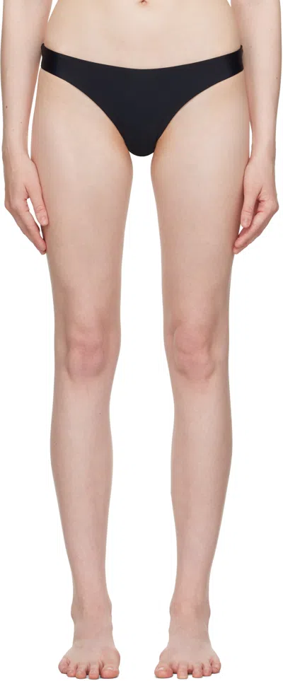 Cdlp Black Quick-drying Bikini Bottom In Black