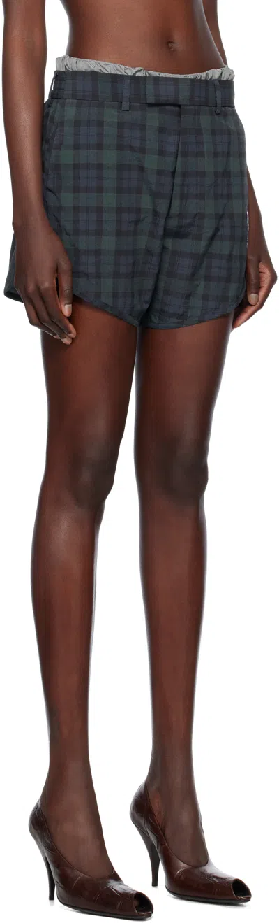 Martine Rose Women S Tailored Gym Short In Blue