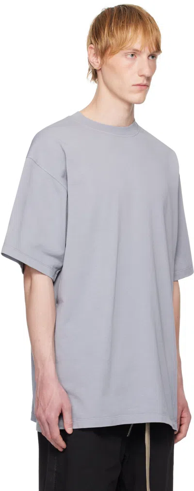 A Diciannoveventitre Gray Short Sleeve Andy T-shirt In Grey/dust