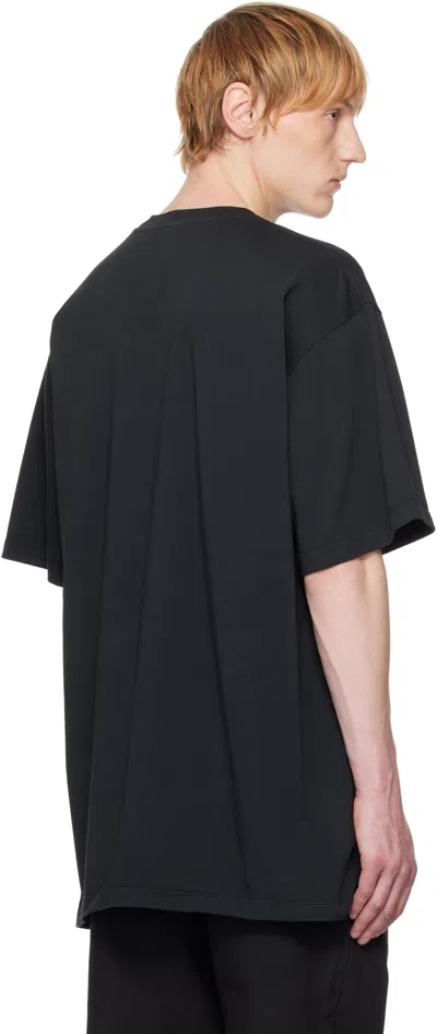 A Diciannoveventitre Black Short Sleeve Andy T-shirt