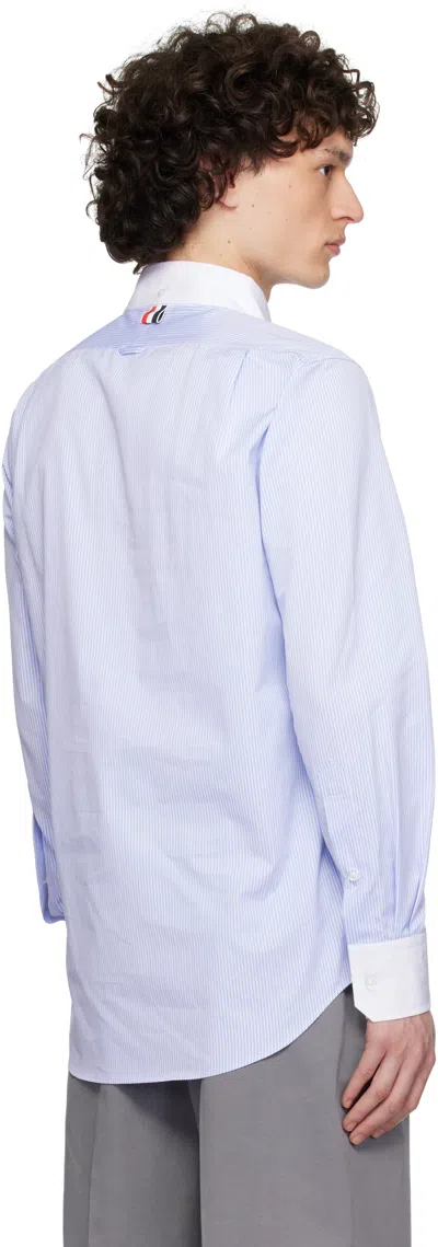 Thom Browne Light Blue Cotton Button-down Shirt