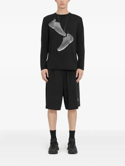 Mm6 Maison Margiela Mm6 X Salomon Edition Sneaker Print T-shirt Black