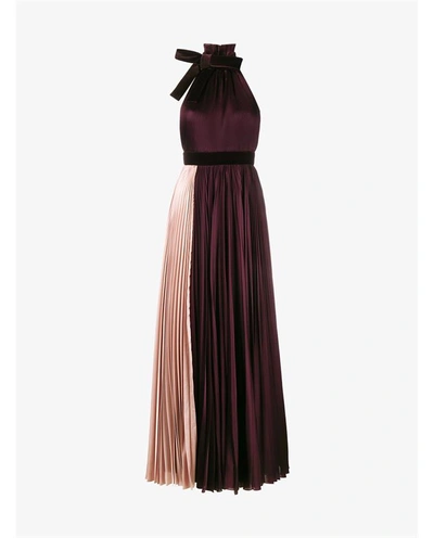 Shop Roksanda Wykeham Silk Blend Pleated Gown