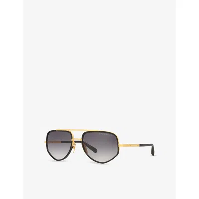 Dita D4000467 Pilot-frame Acetate Sunglasses In Black