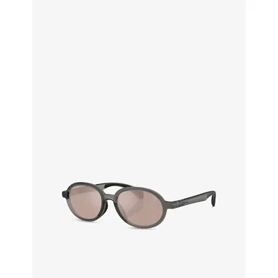 Moncler Unisex Sunglasses Me8006 Caprice In Grey