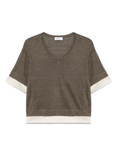 Gran Sasso Fine-knit T-shirt In Green