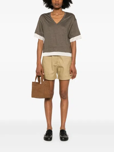 Gran Sasso Fine-knit T-shirt In Green