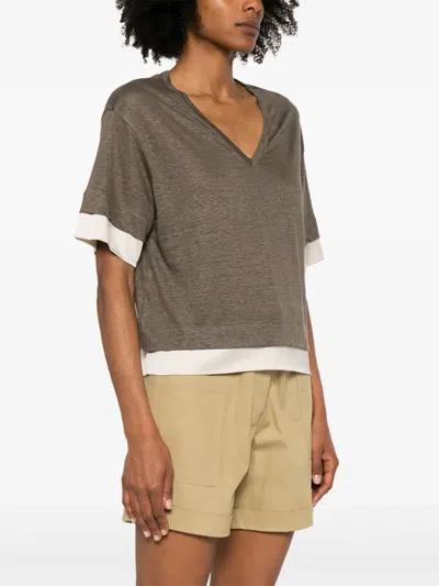 Gran Sasso Fine-knit T-shirt In Green