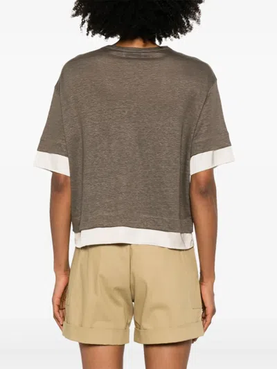 Gran Sasso Fine-knit T-shirt In Green