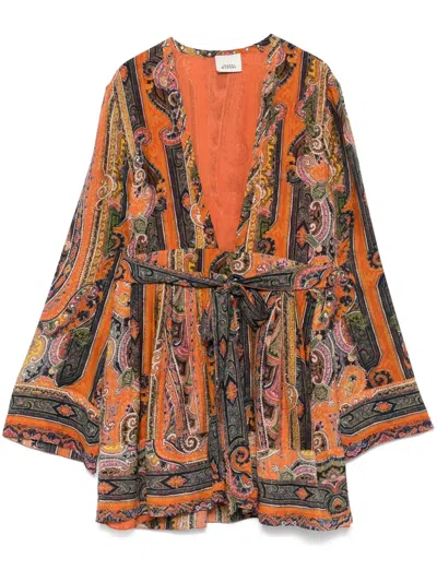 Isabel Marant Kleid Morgane In Orange