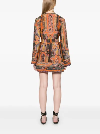 Isabel Marant Kleid Morgane In Orange