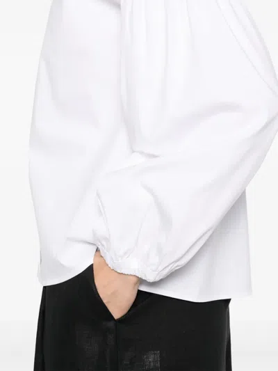 Gran Sasso Poplin Shirt In White